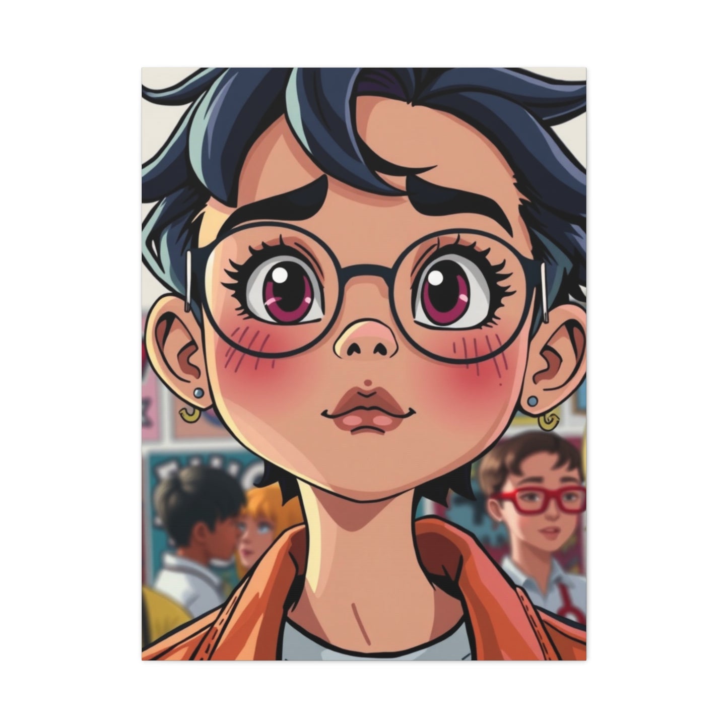 Exquisite Pop Expression Wall Art & Canvas Print