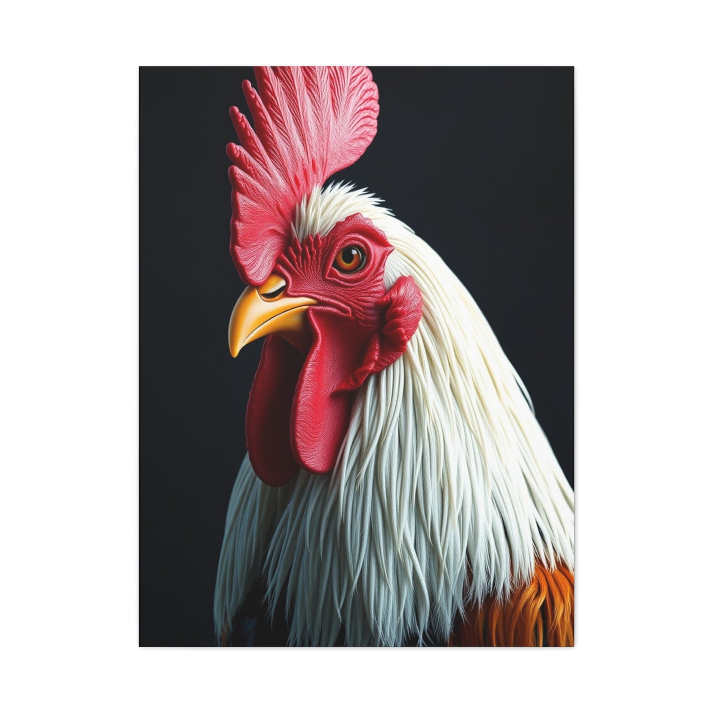 Chicken & Rooster Wall Art Refined Canvas Wall Art & Canvas Print