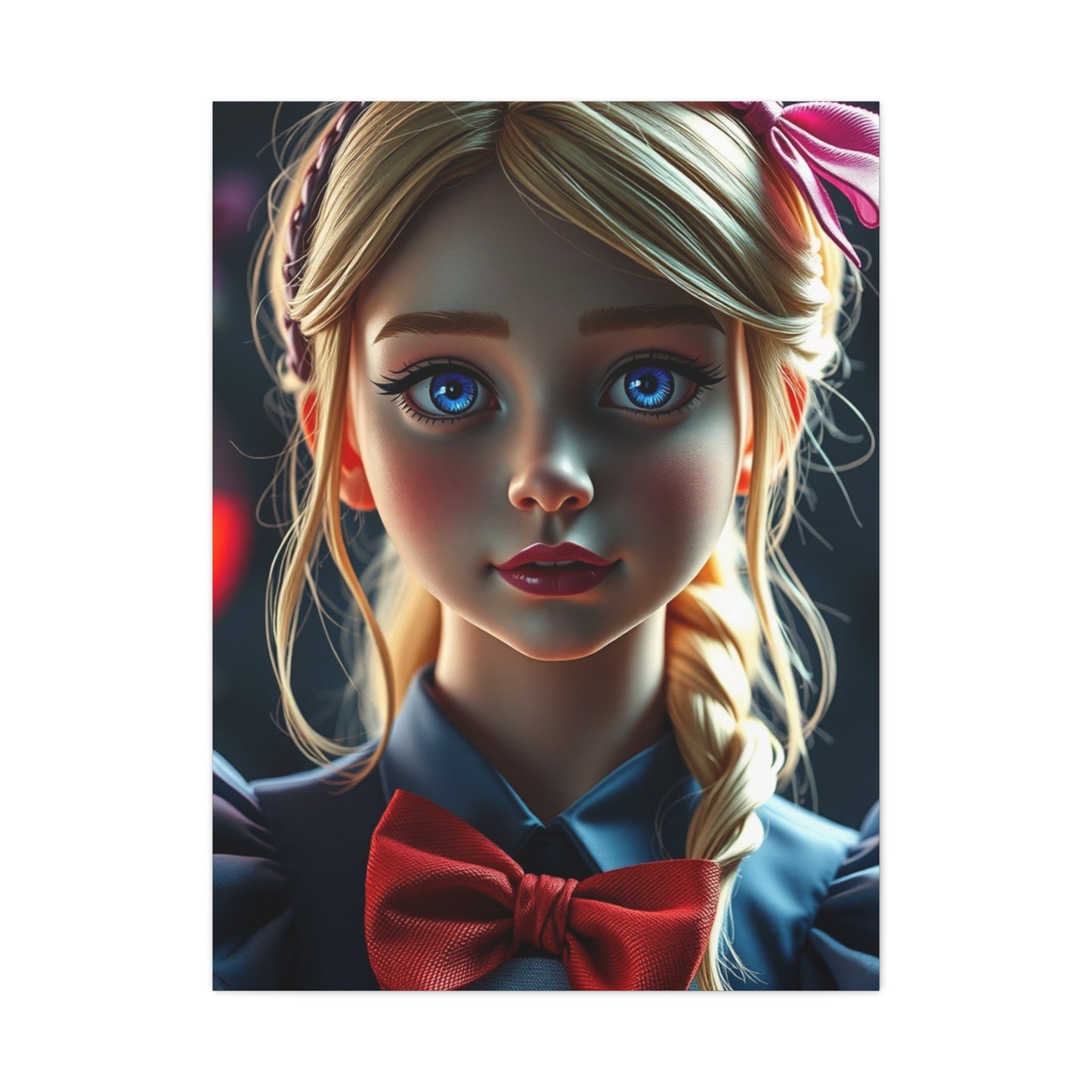 Alice In Wonderland Characters Art Supreme Canvas Wall Art & Canvas Print