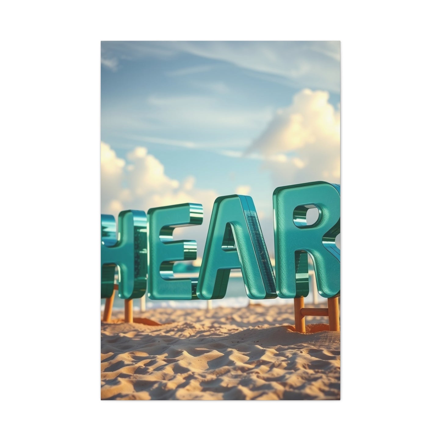 Sublime Beachfront Tableau Wall Art & Canvas Print