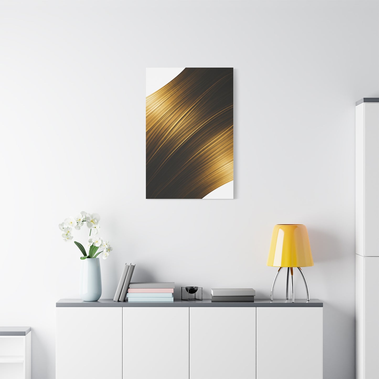 Golden Drift Abstract Wall Art & Canvas Prints