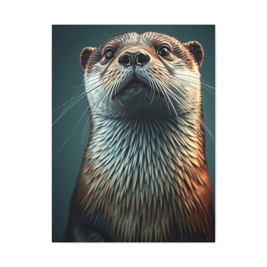 Vision Otter Art Art Wall Art & Canvas Print