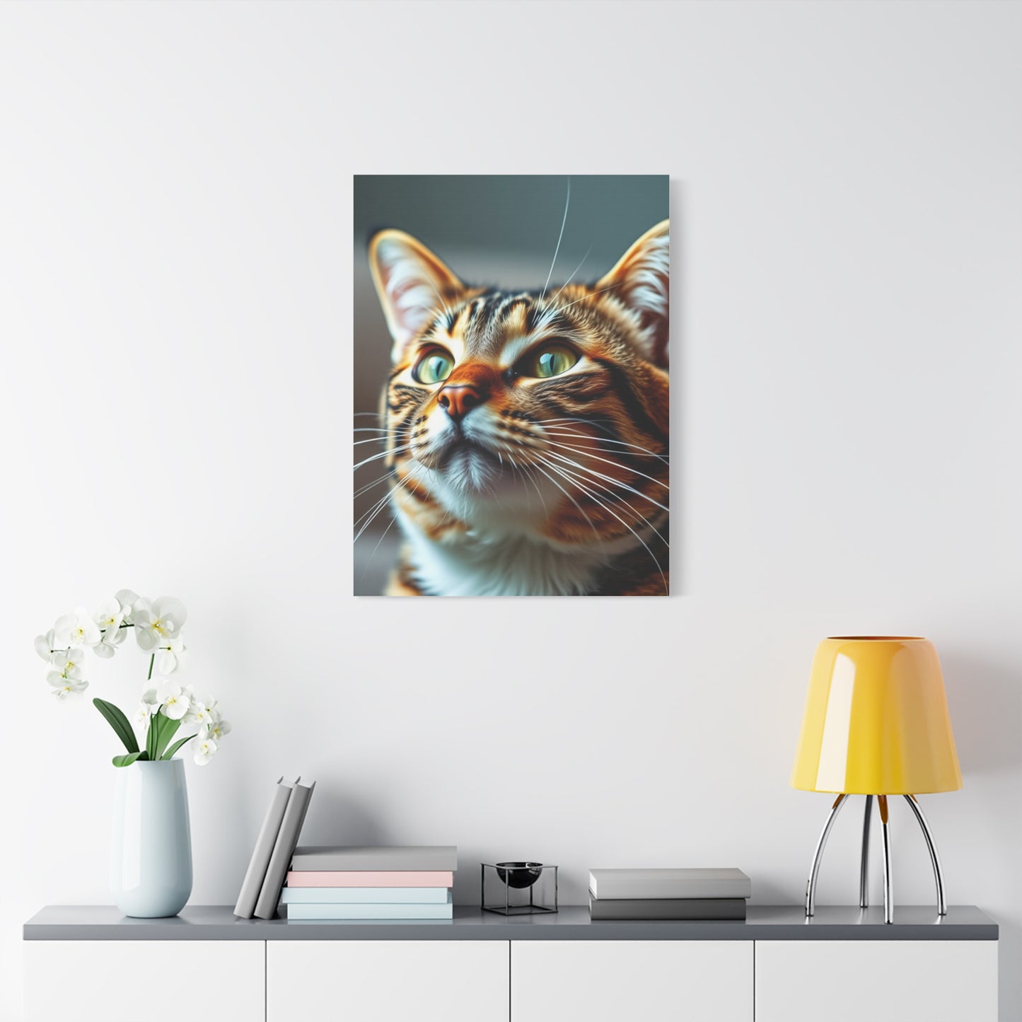 Supreme Tabby Cat Art Collection Wall Art & Canvas Print