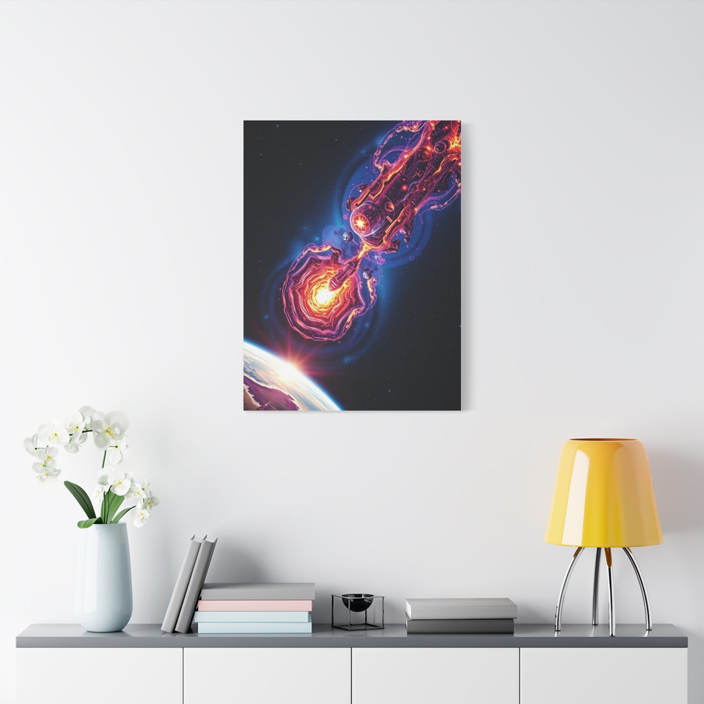 Stardust Symphony Canvas Wall Art & Canvas Print