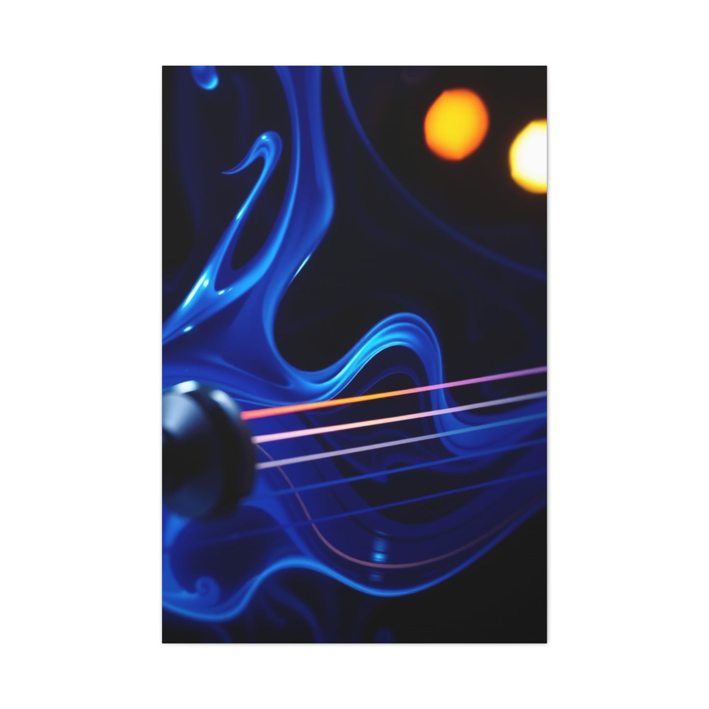 Vision Blue Music Art Art Wall Art & Canvas Print