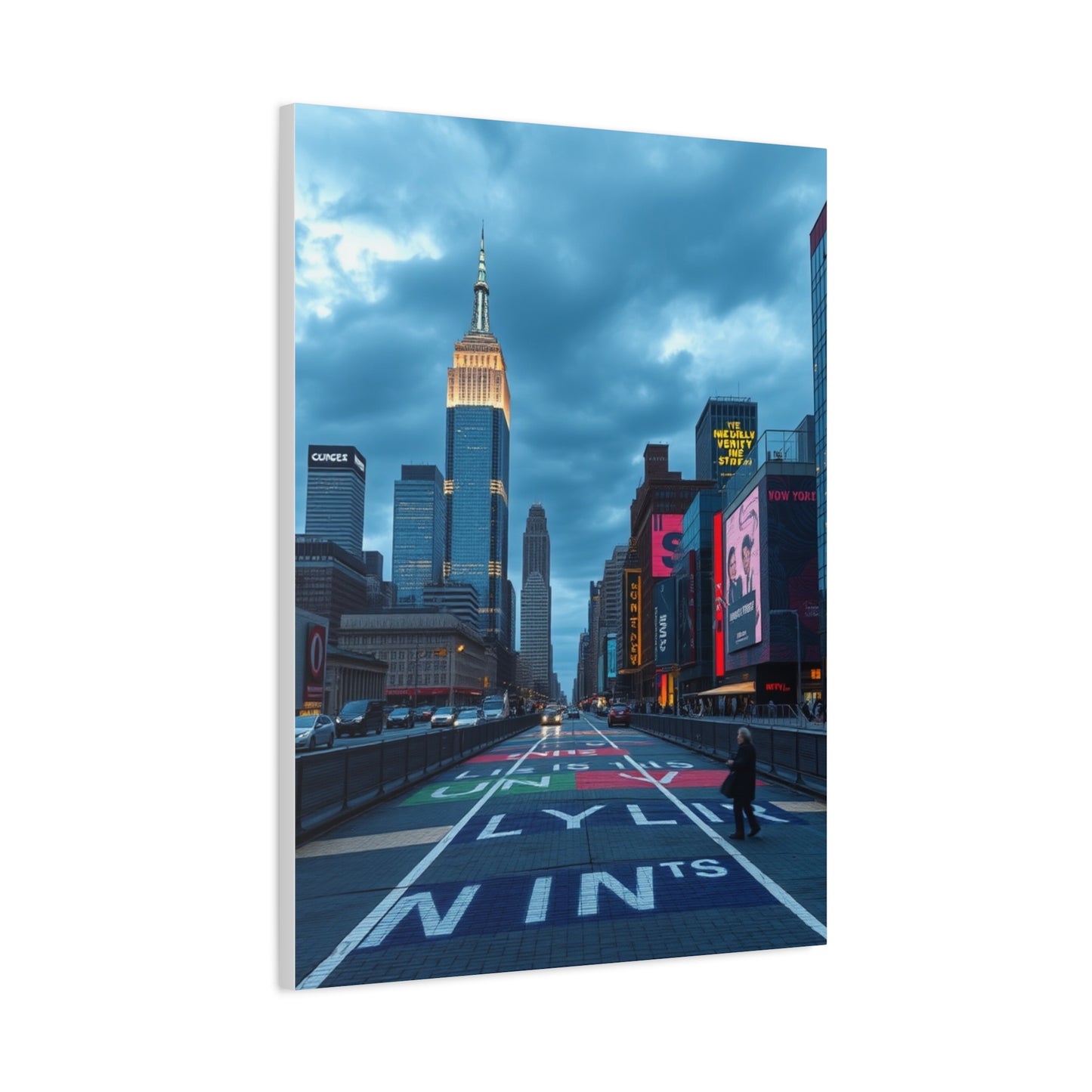 Manhattan Twilight Panorama Wall Art & Canvas Print