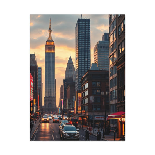 Uptown Poise Canvas Wall Art & Canvas Print