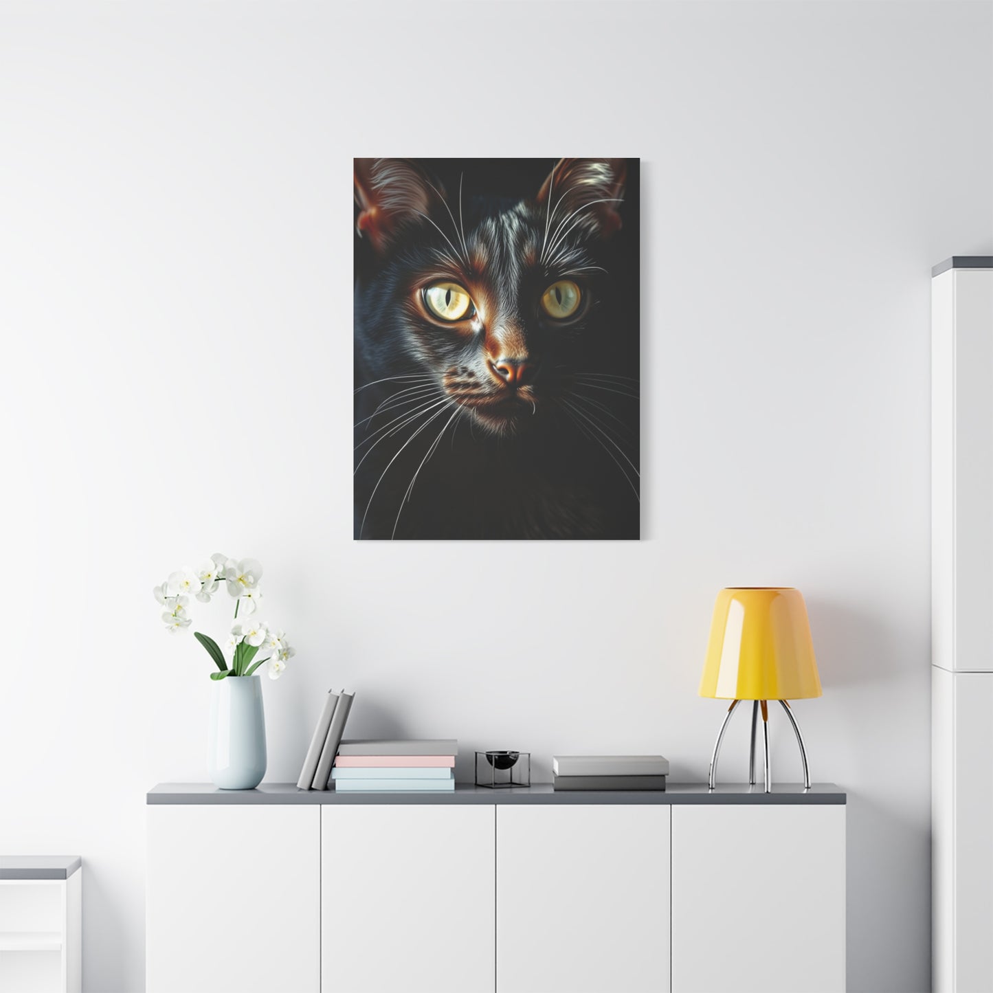 Black Cat Art Refined Canvas Wall Art & Canvas Print