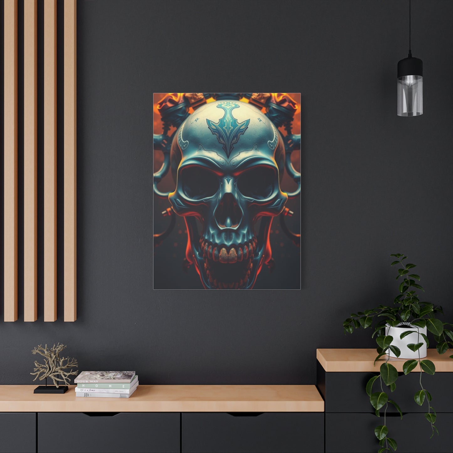 Sublime Skull Exhibit Wall Art & Canvas Print