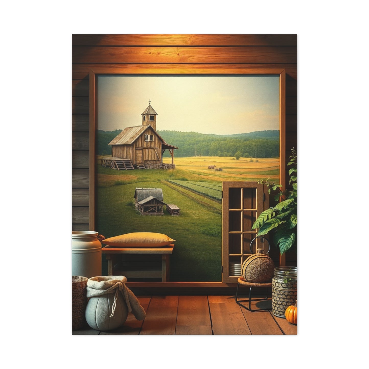 Rural Reverie Premium Print Wall Art & Canvas Print