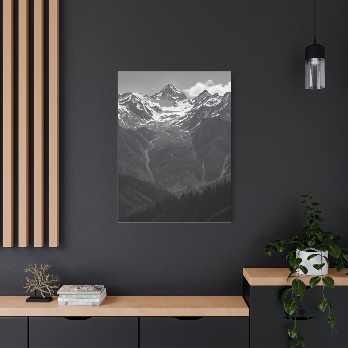 Supreme Black & White Scenic Landscapes Art Collection Wall Art & Canvas Print