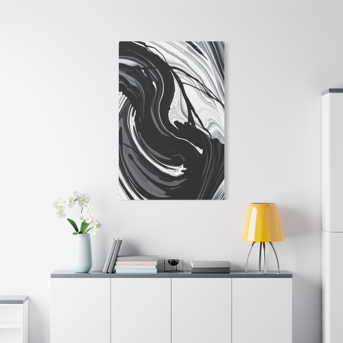 Supreme Black and White Abstract Art Collection Wall Art & Canvas Print