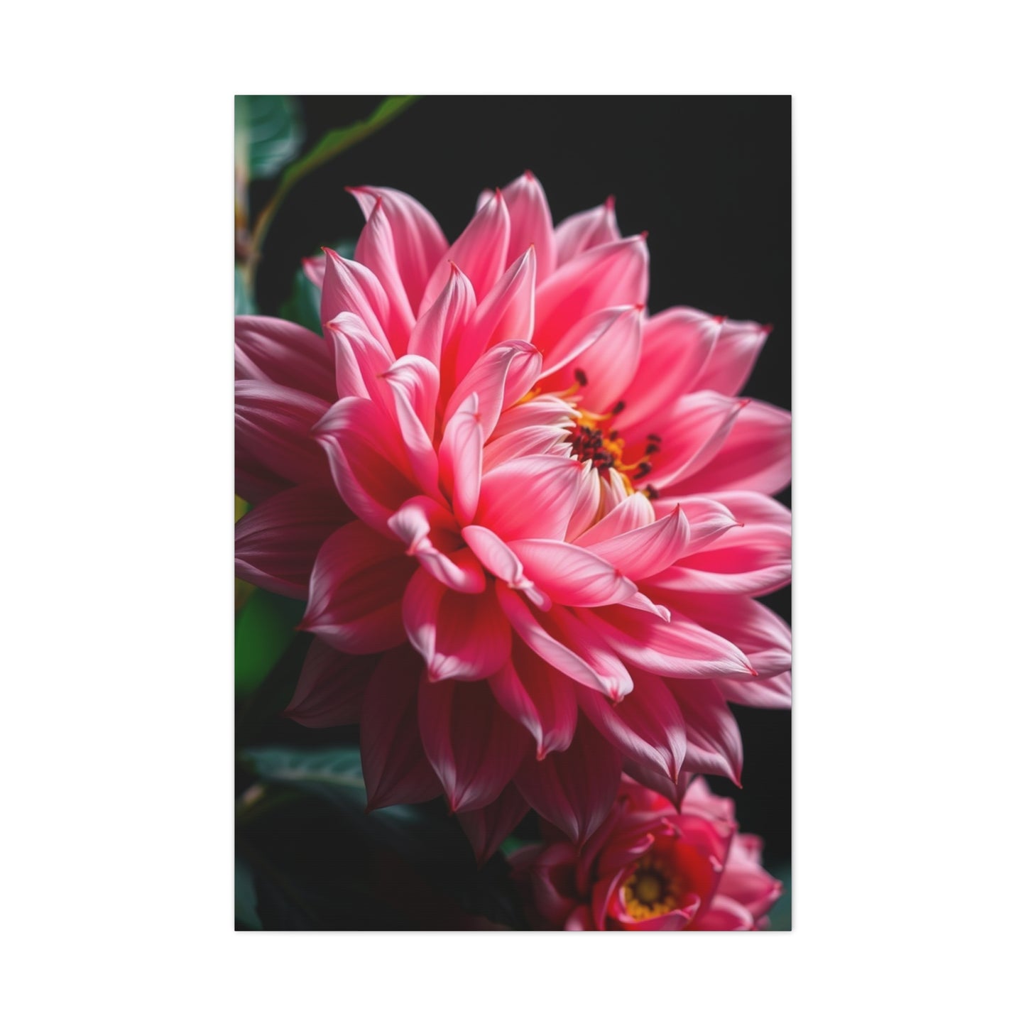 Petal Harmony Portrait Wall Art & Canvas Print