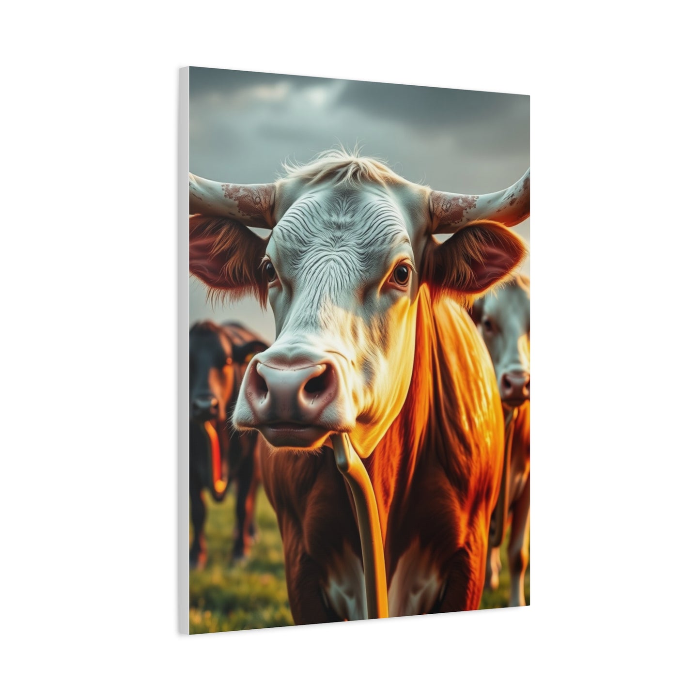 Aristocratic Bovines Masterpiece Wall Art & Canvas Print