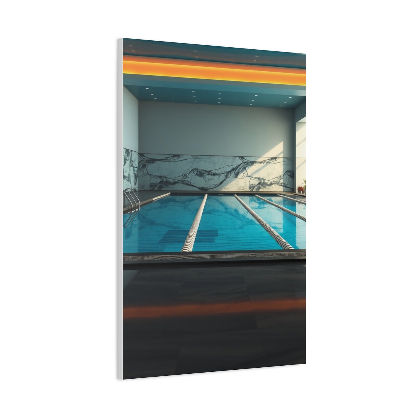 Masterpiece Swimming Pool Art Vision Wall Art & Canvas Print