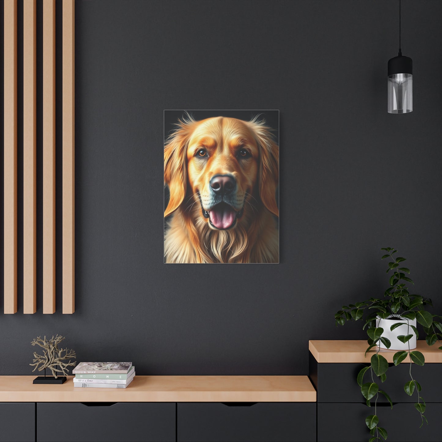 Golden Retriever Art Refined Canvas Wall Art & Canvas Print