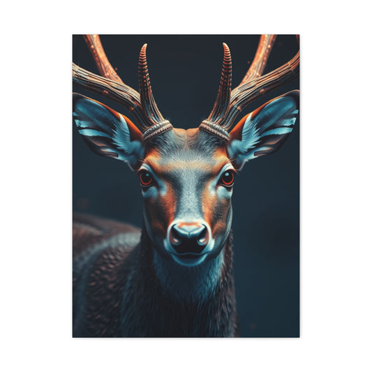 Majestic Antlers Tapestry Wall Art & Canvas Print