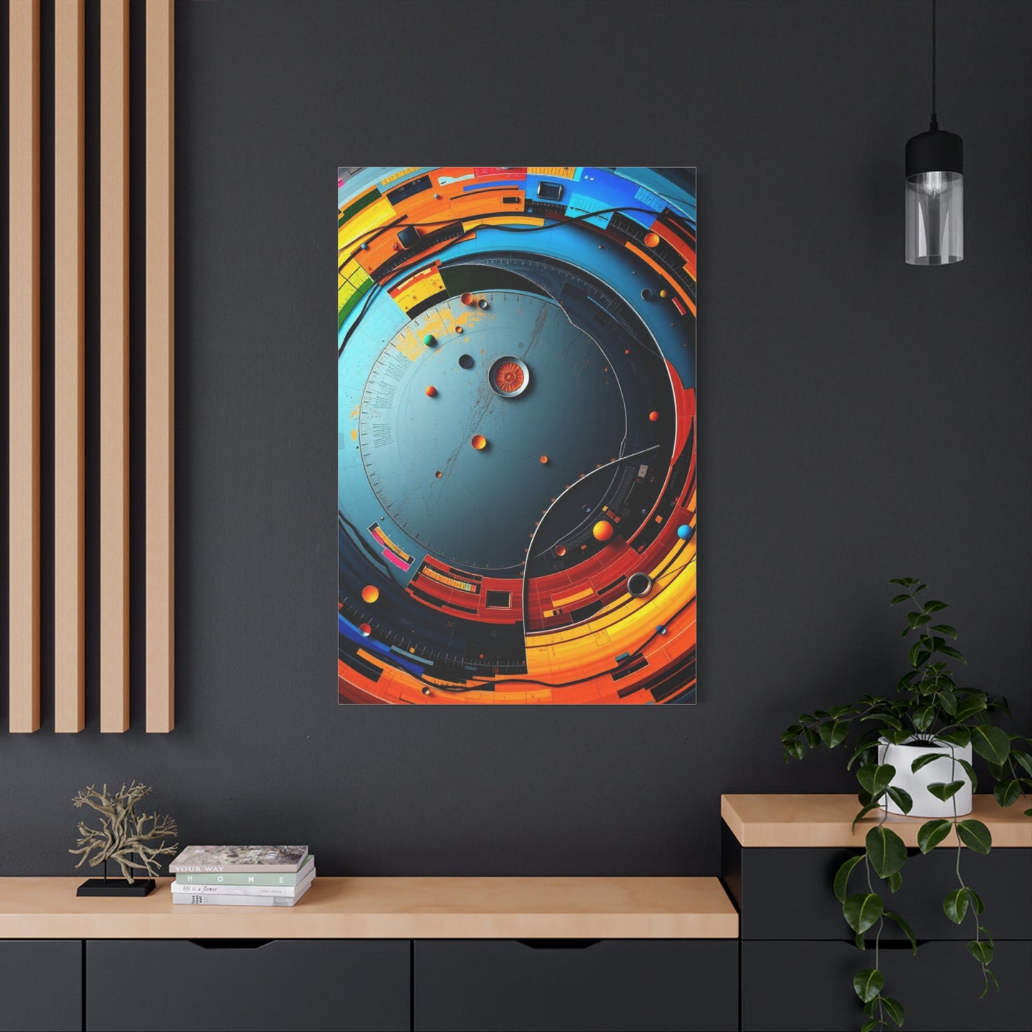 Supreme Circular Abstract Art Collection Wall Art & Canvas Print