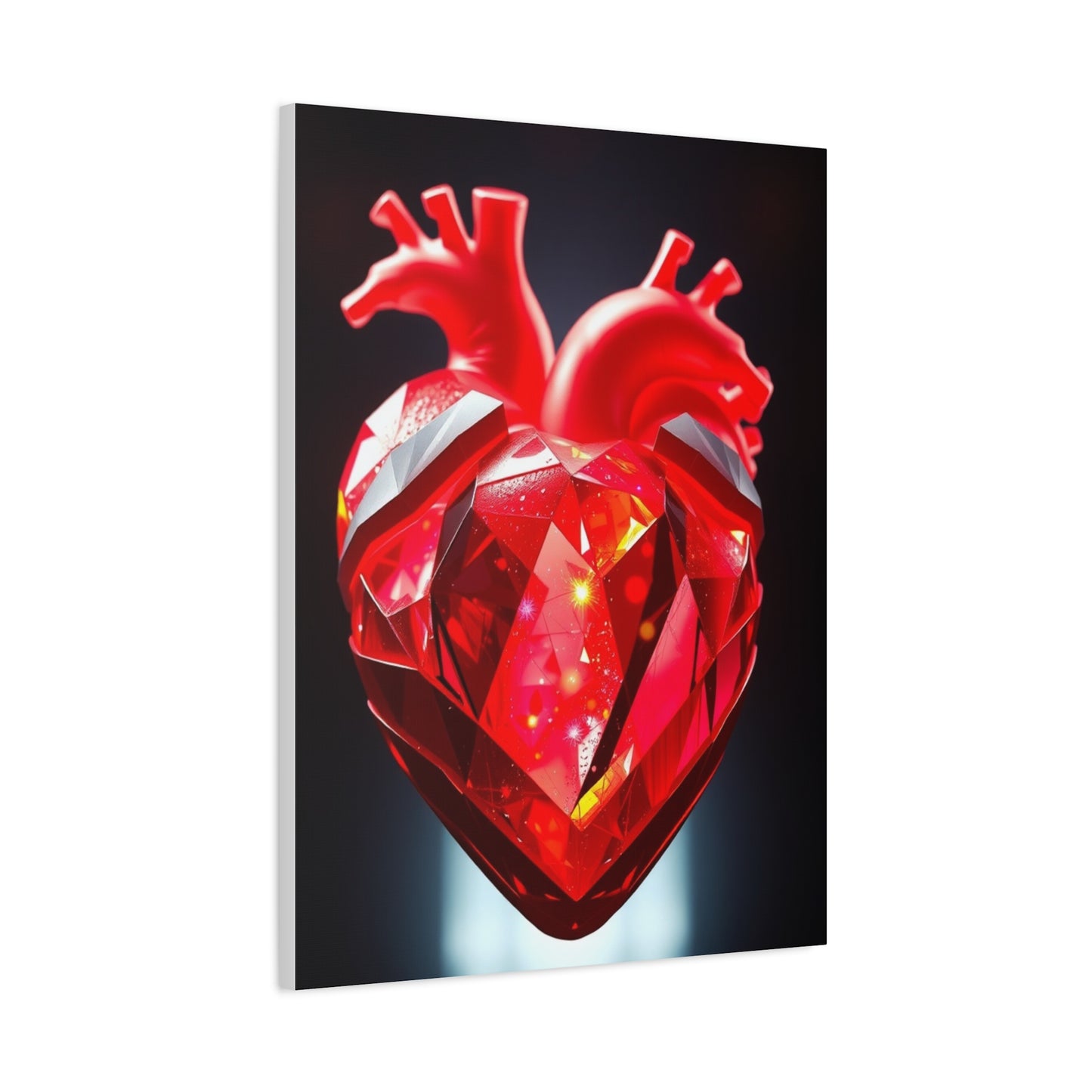 Ethereal Heart Harmony Canvas