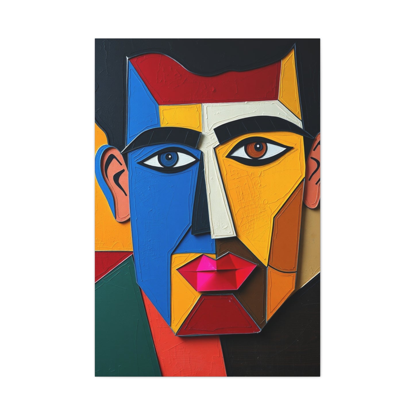 Facet Illumination Artwork Wall Art & Canvas Print