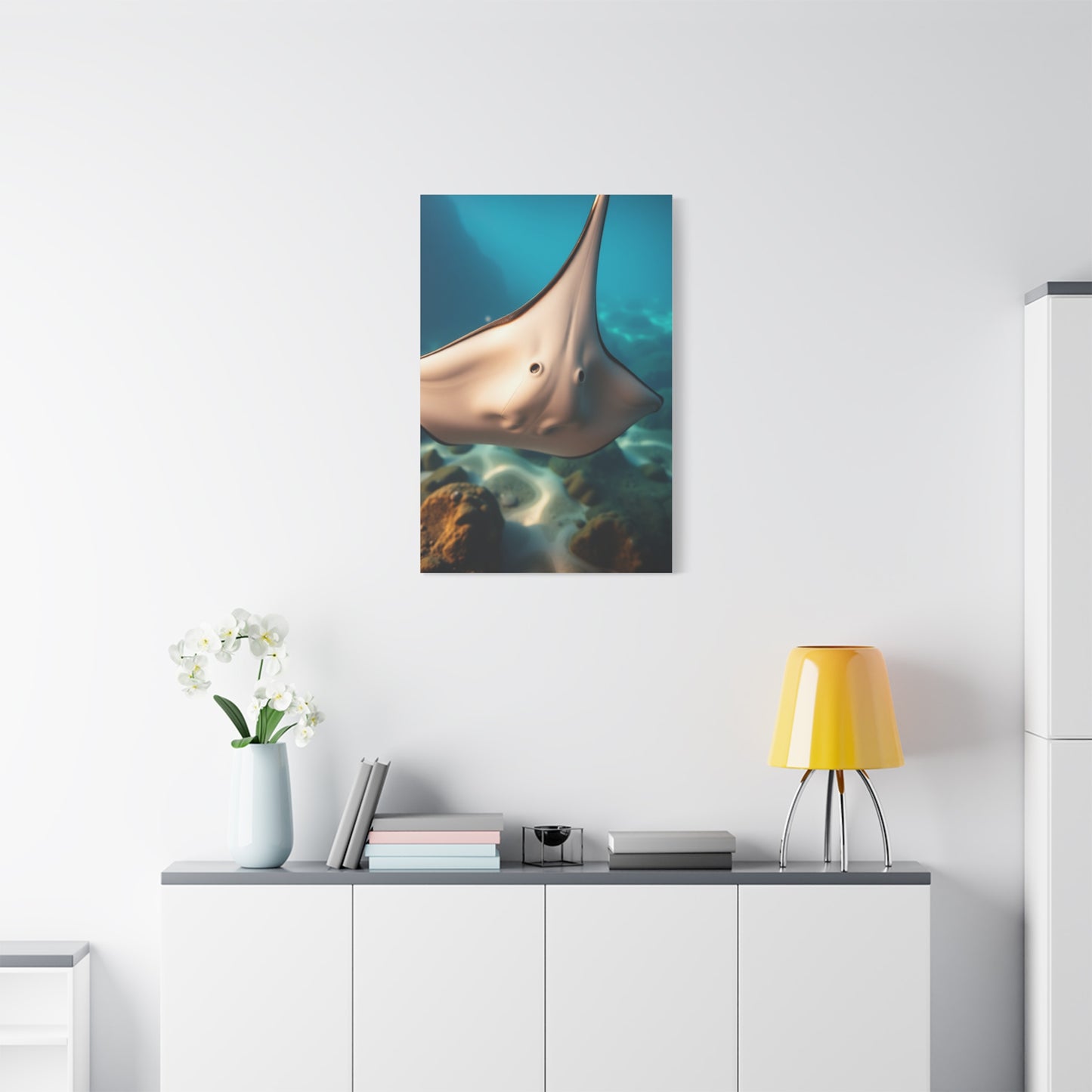 Masterpiece Ray & Stingray Art Vision Wall Art & Canvas Print