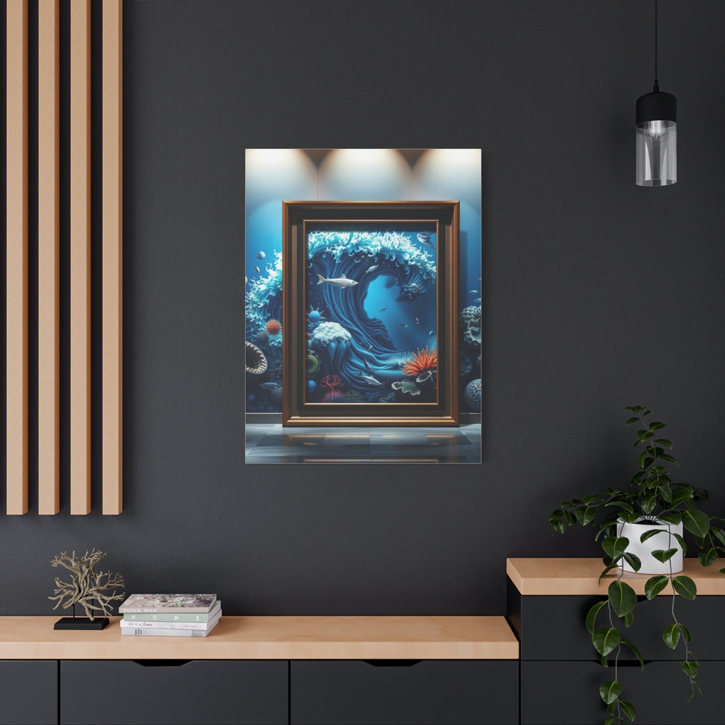 Azure Reverie Canvas Wall Art & Canvas Print