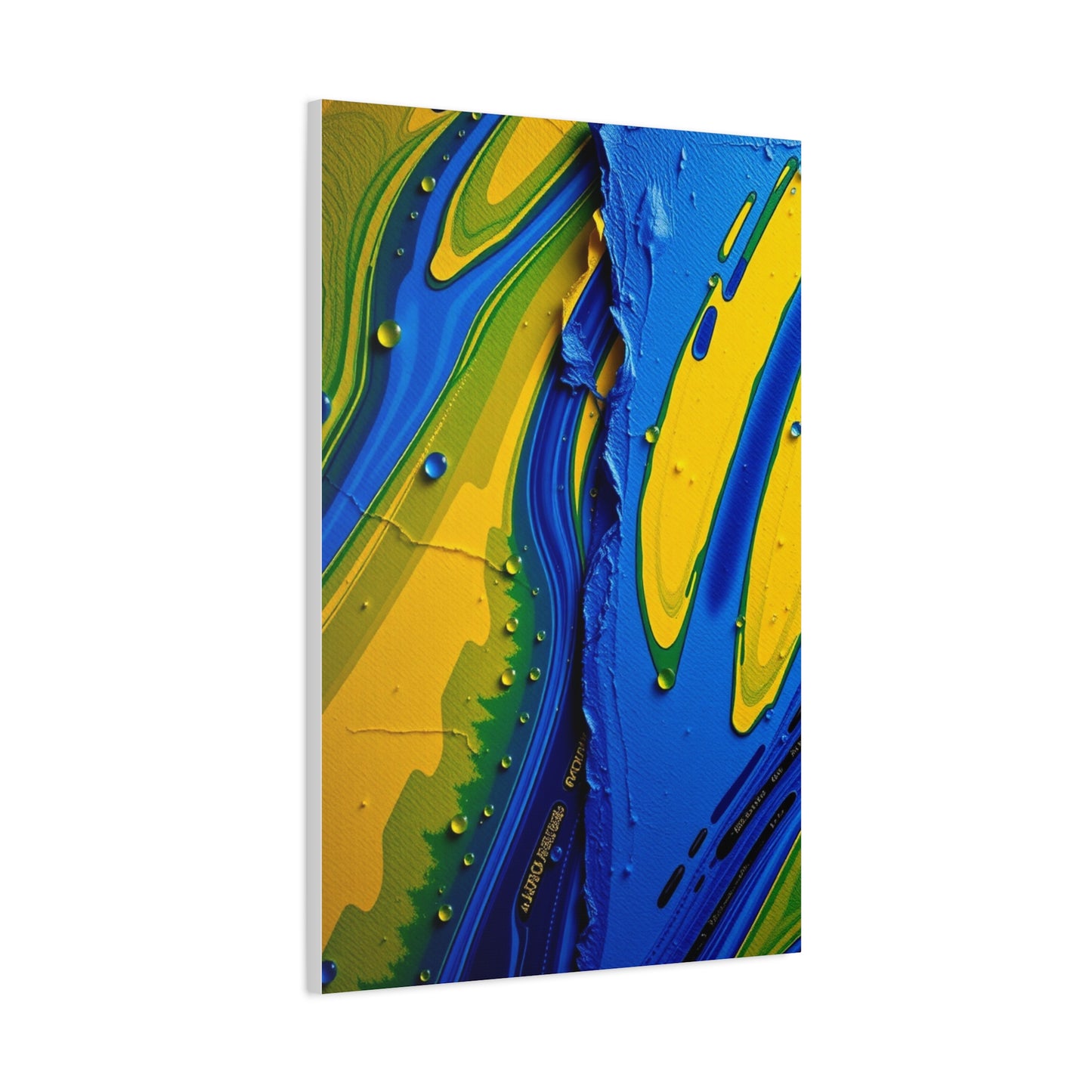 Masterpiece Blue & Yellow Art Vision Wall Art & Canvas Print