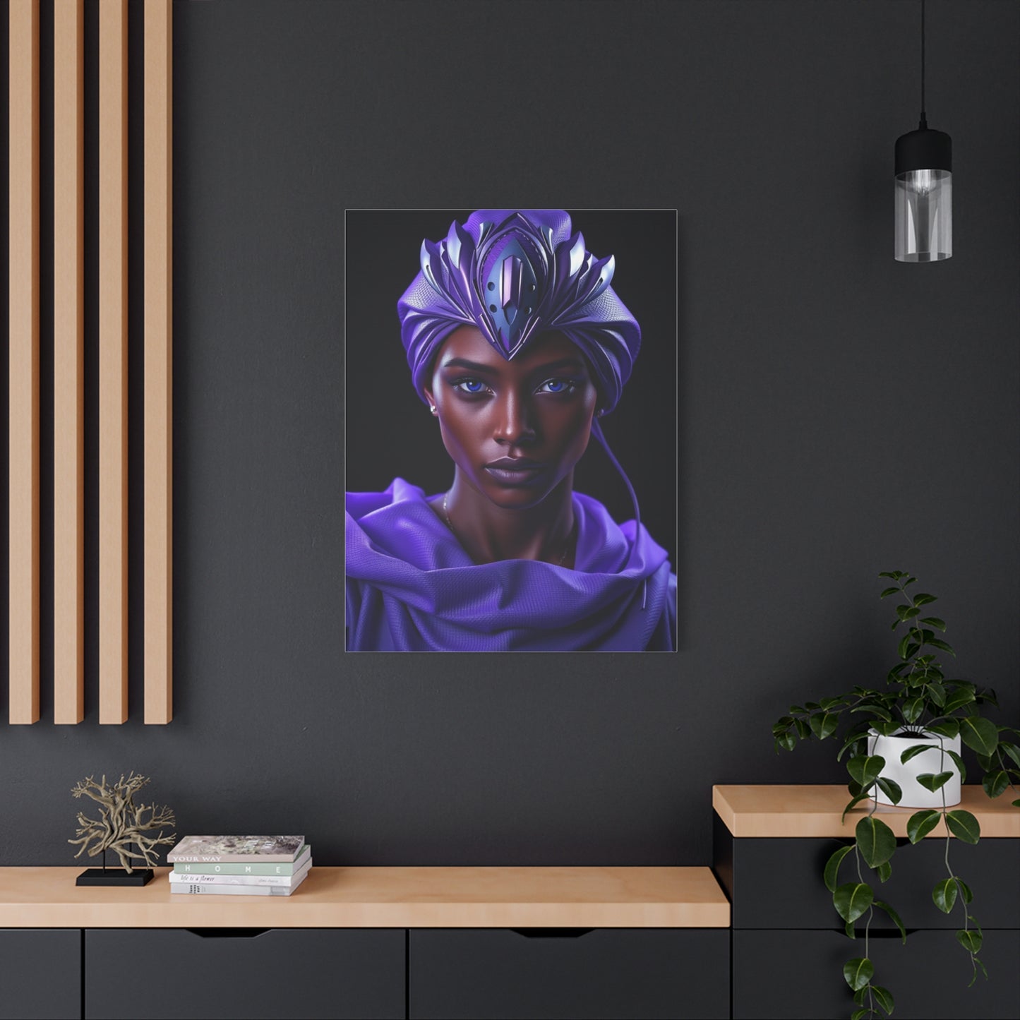Sumptuous Purple Elysium Wall Art & Canvas Print