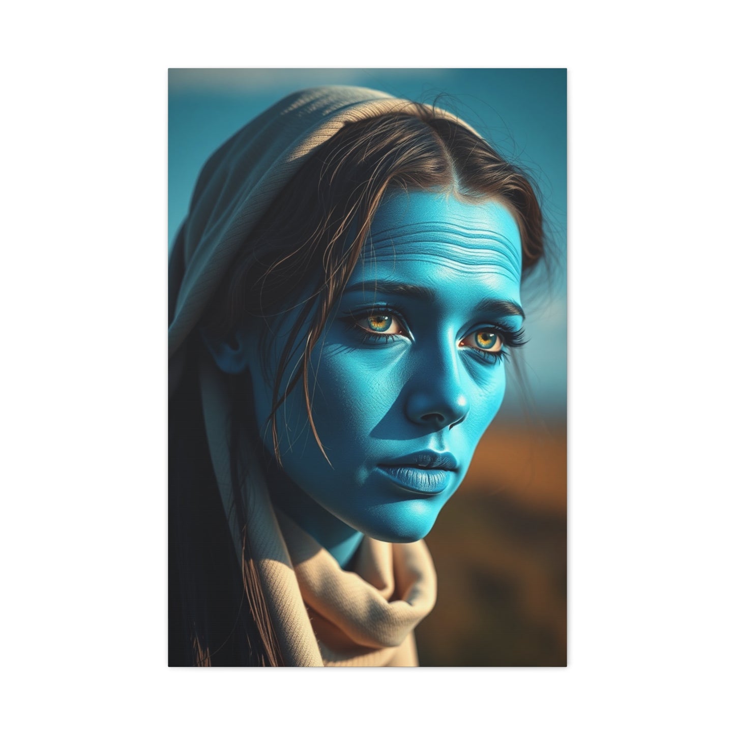 Celestial Azure Gallery Wall Art & Canvas Print