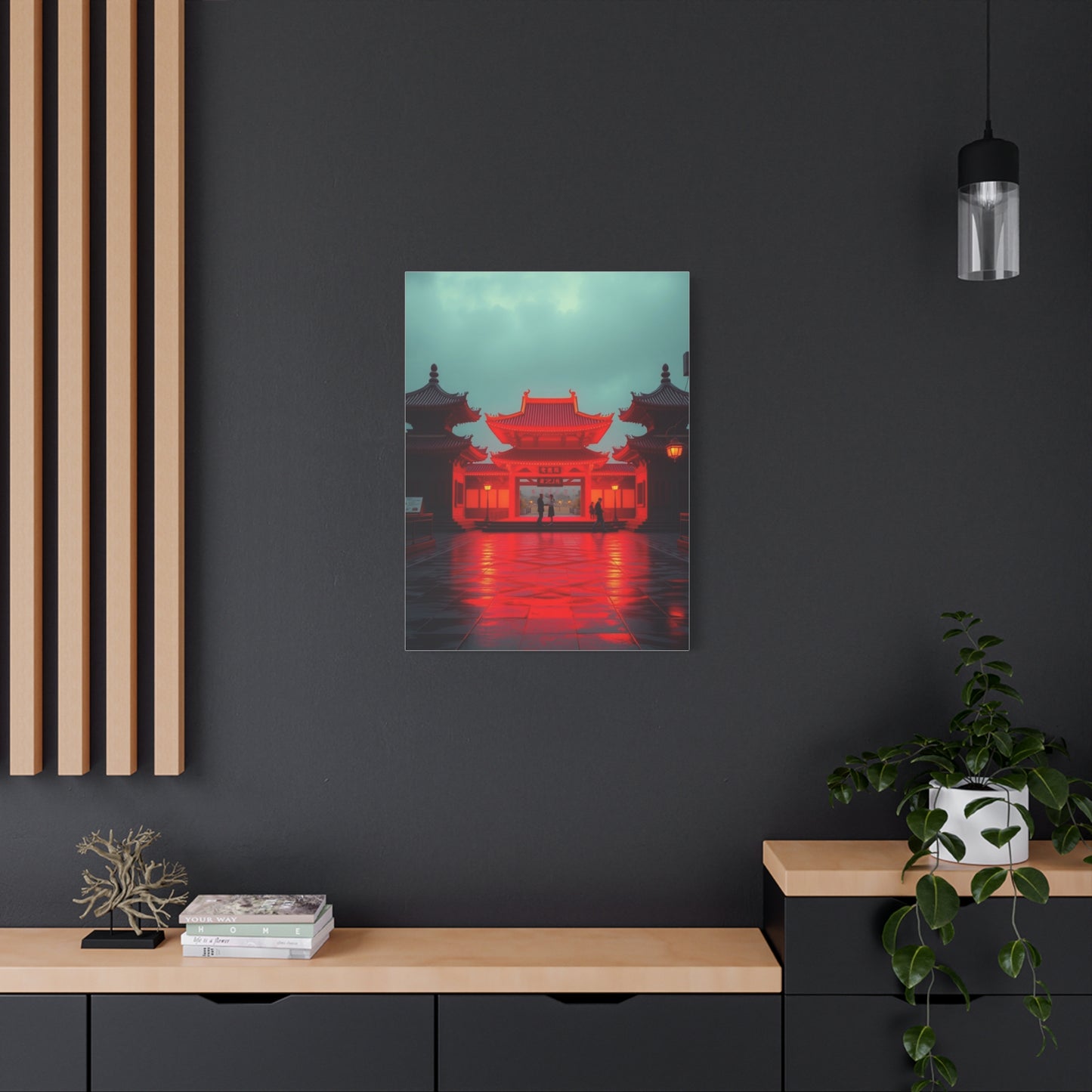 Scarlet Reverie Art Wall Art & Canvas Print