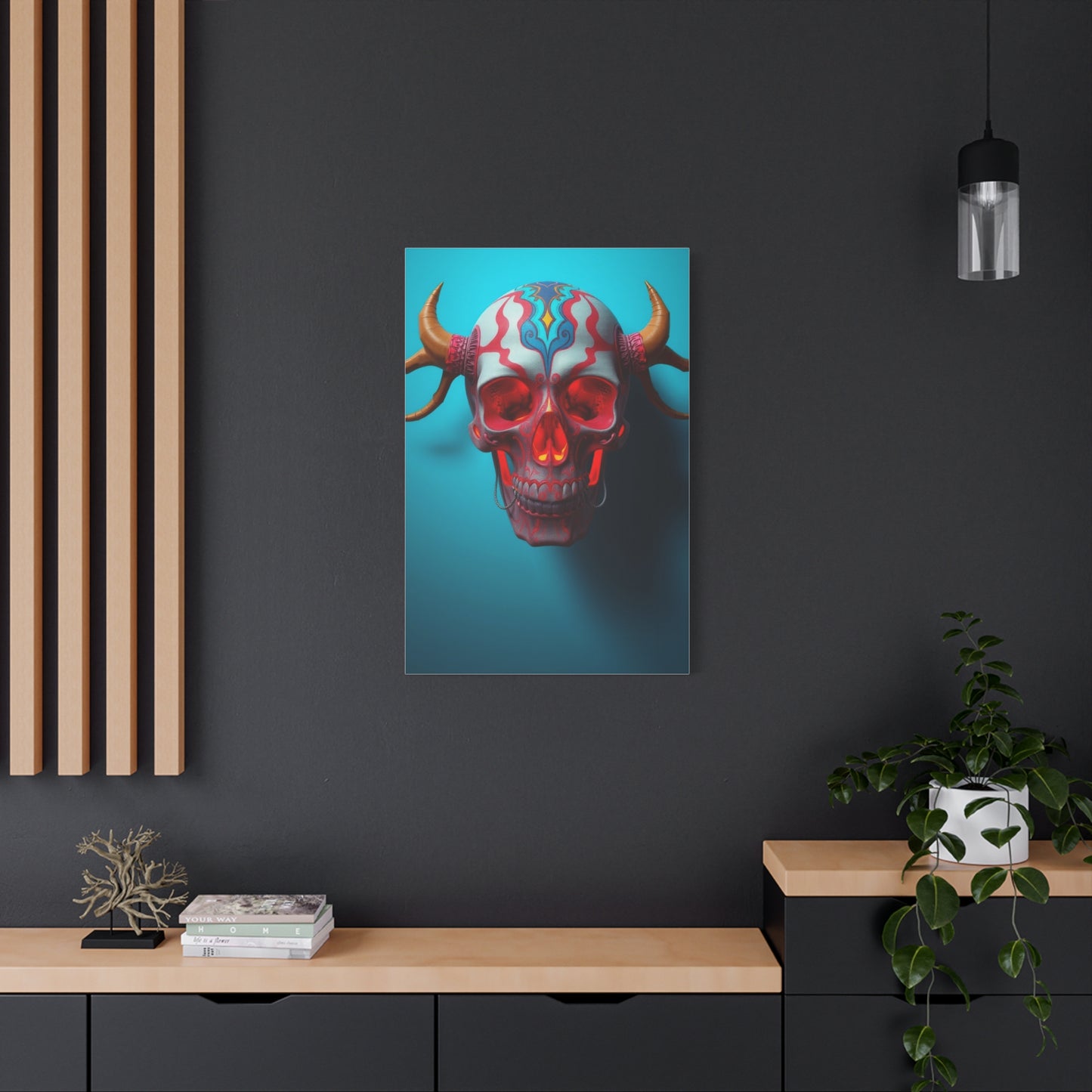 Elite 3D Trippy Skull Art By Ali Gulec Art Vision Wall Art & Canvas Print