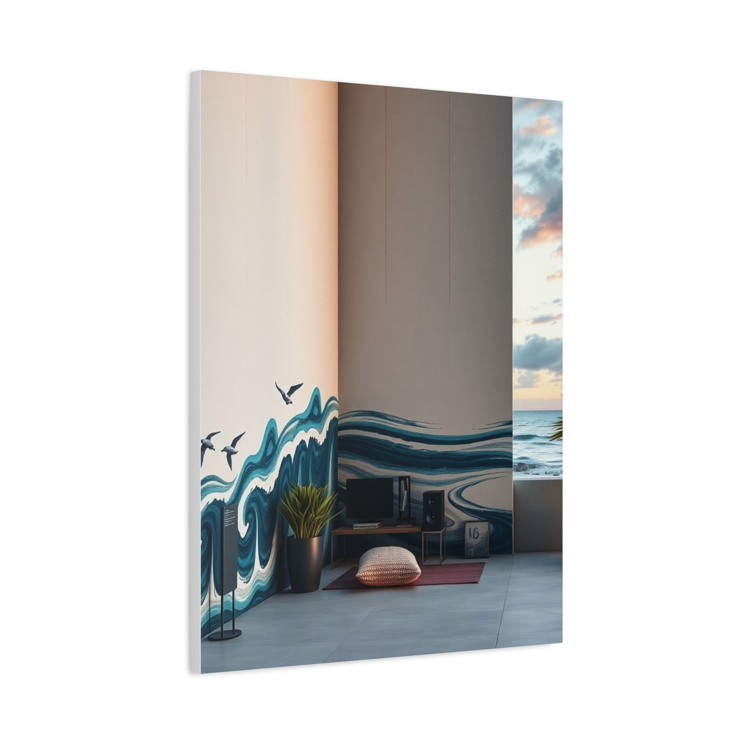 Coastal Chic Impression Wall Art & Canvas Print