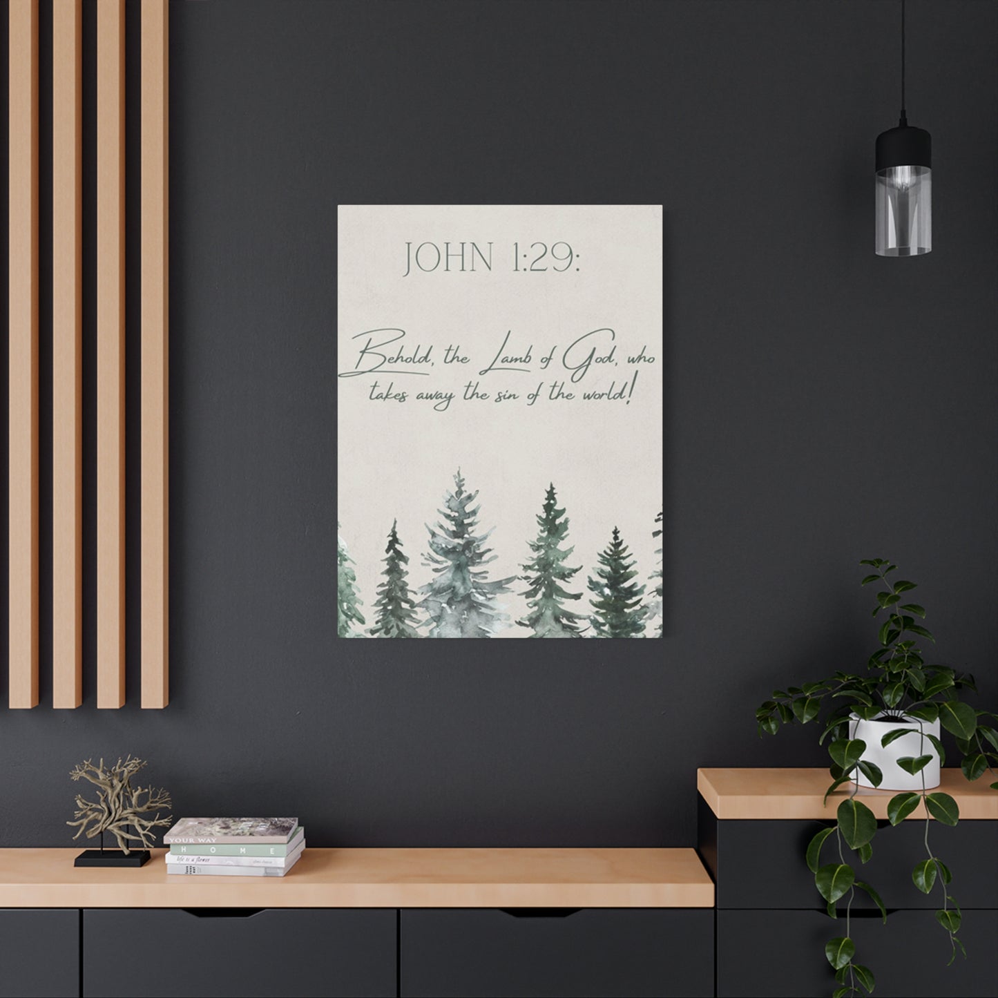 John 1 : 29 Quotes And Saying Poster Wall Art & Canvas Prints