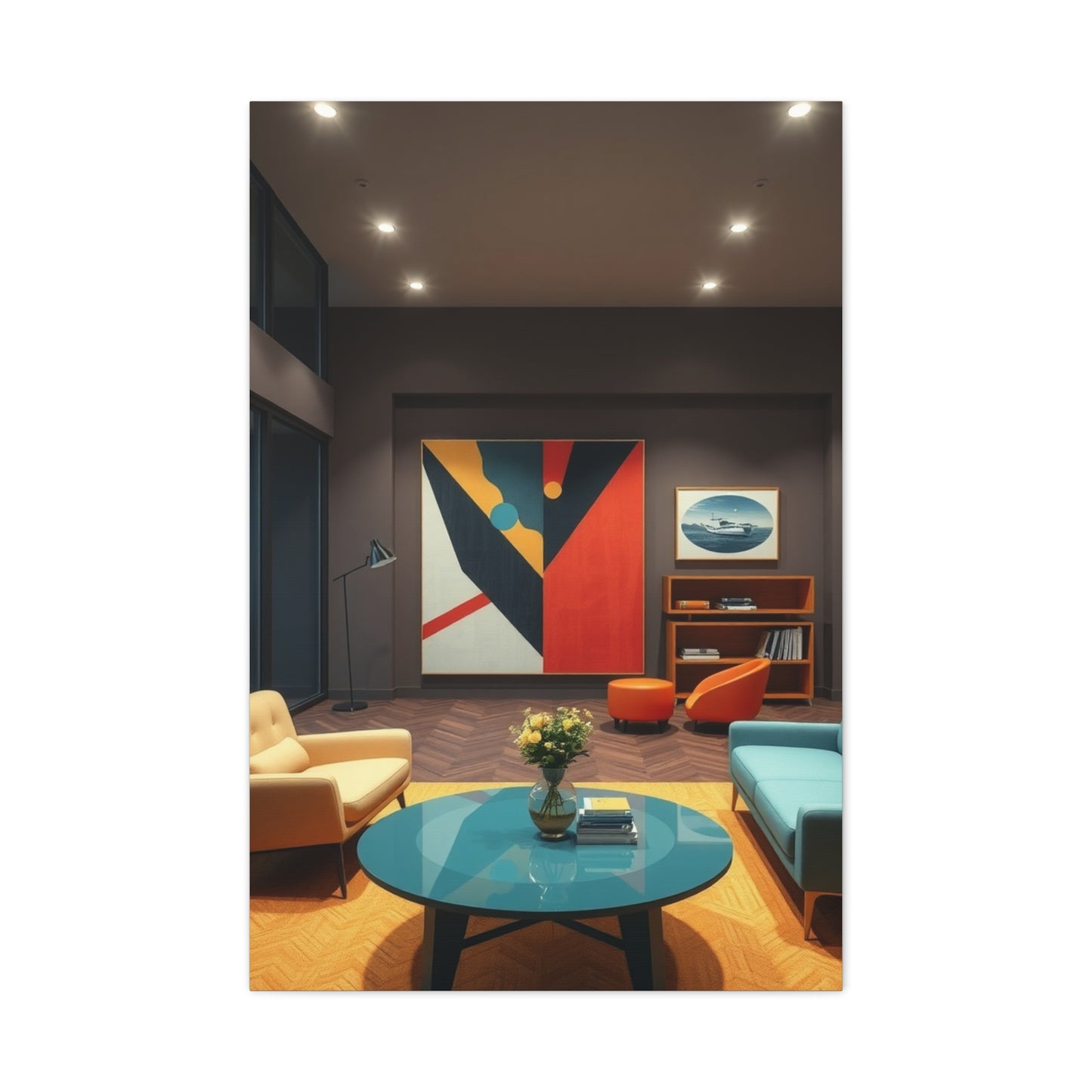 Vintage Luxe Canvas Piece Wall Art & Canvas Print