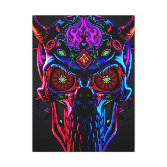 Trance Skull Elegance Wall Art & Canvas Print