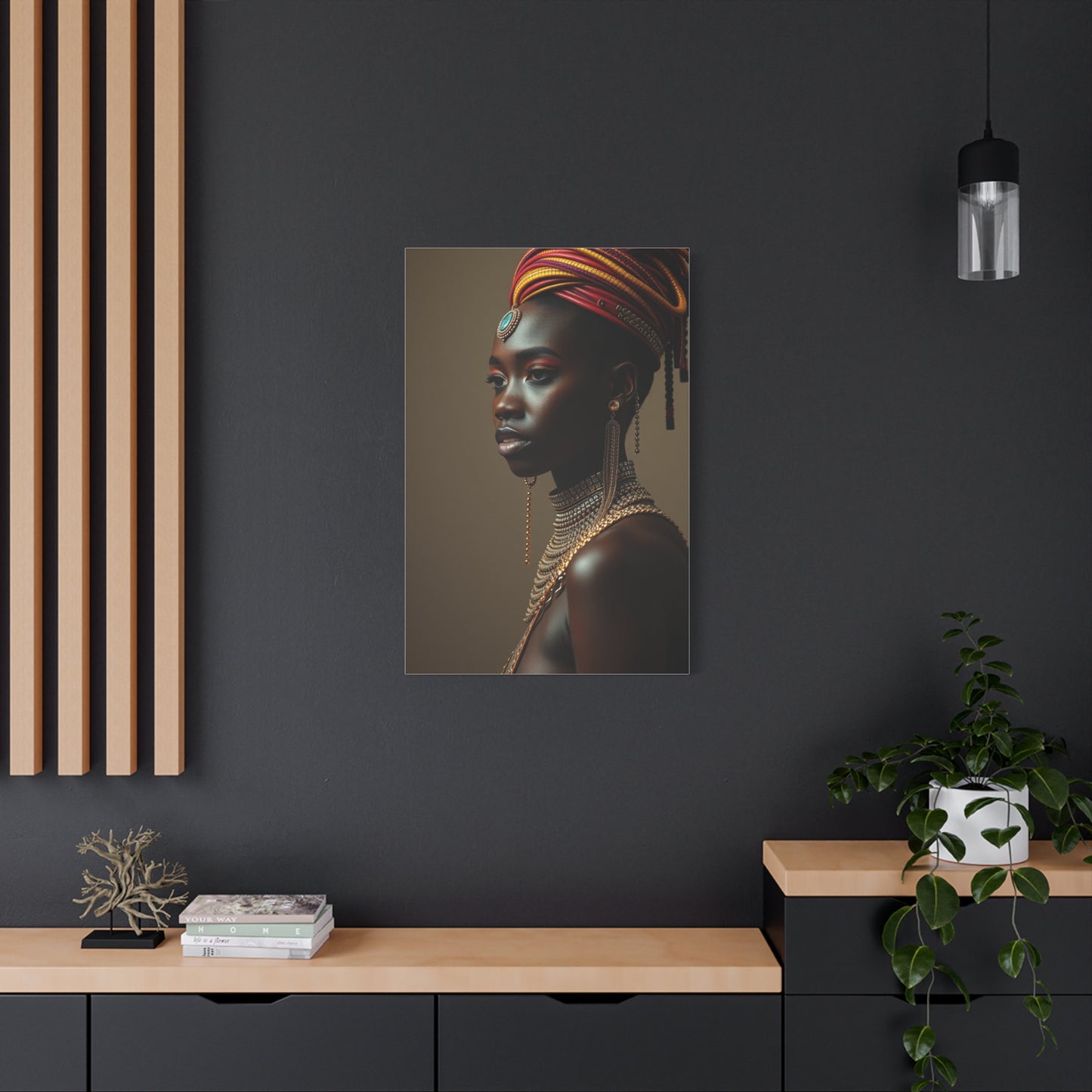 Elite Afrofuturism Art Vision Wall Art & Canvas Print