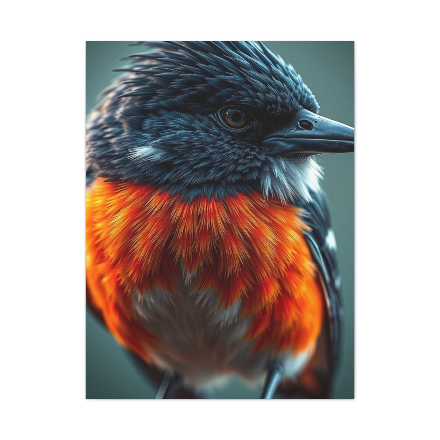 Plumed Elegance Artistry Wall Art & Canvas Print