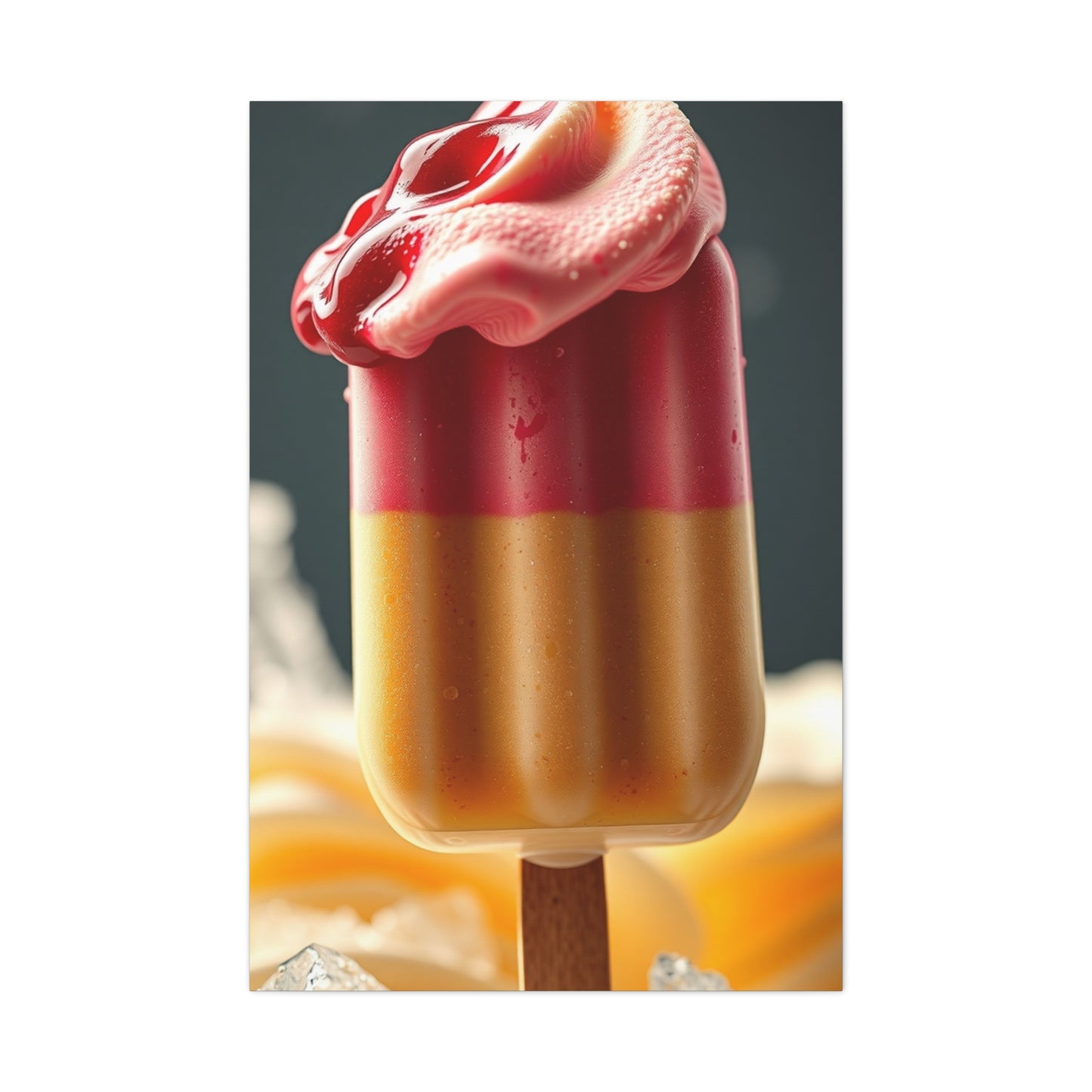 Ice Cream & Popsicle Art Refined Canvas Wall Art & Canvas Print