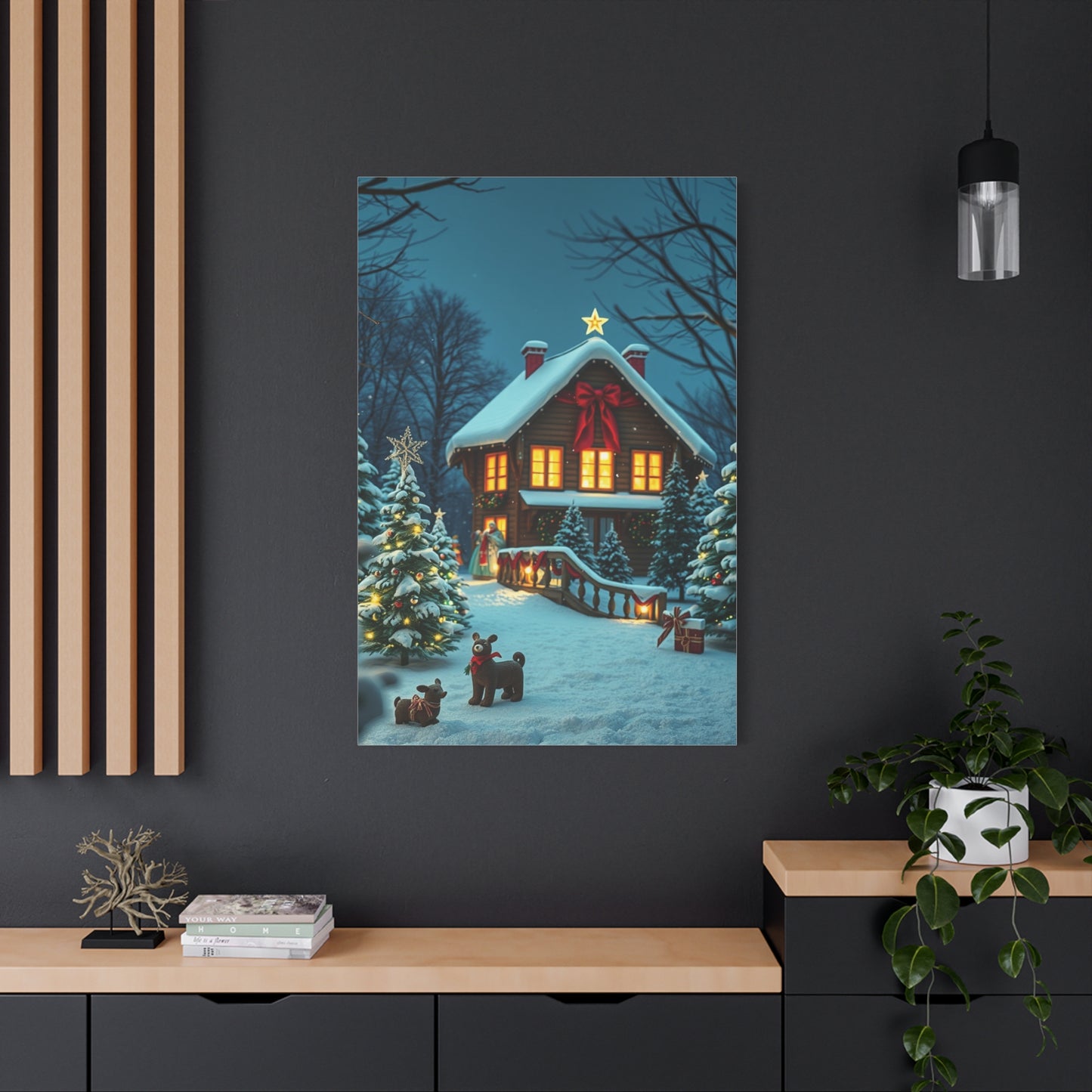 Nostalgic Noël Elegance Wall Art