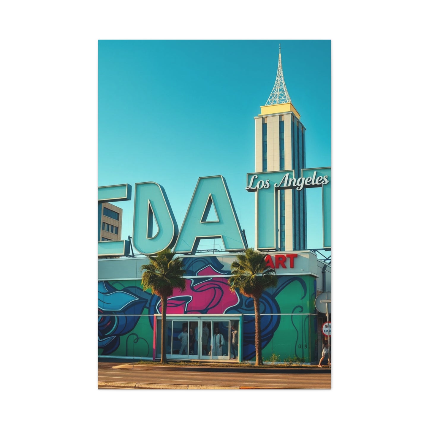 Vision Los Angeles Art Art Wall Art & Canvas Print