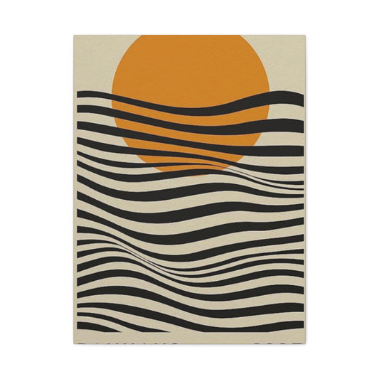 Sea Sunset Modernism Wall Art & Canvas Prints