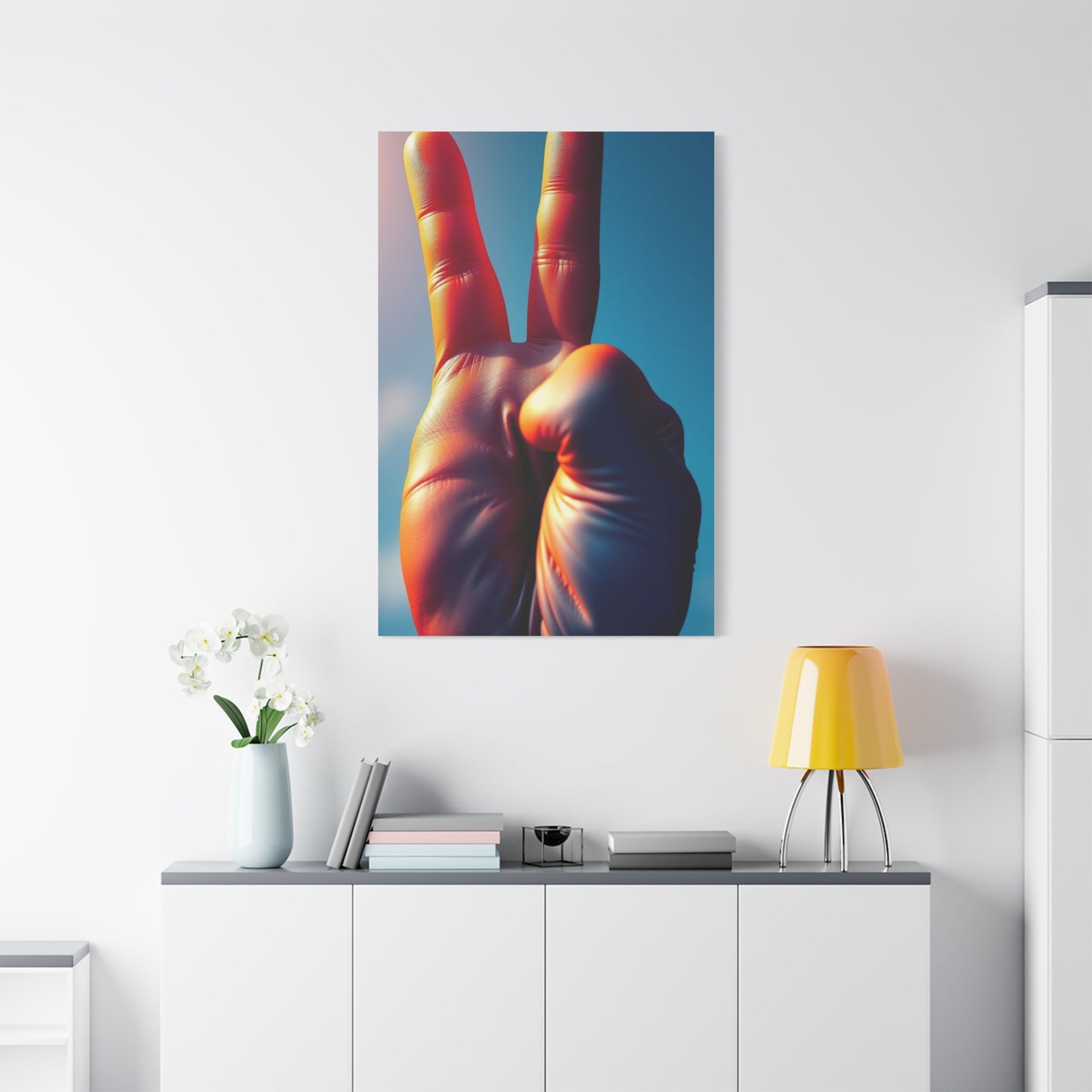 Masterpiece Peace Sign Art Vision Wall Art & Canvas Print
