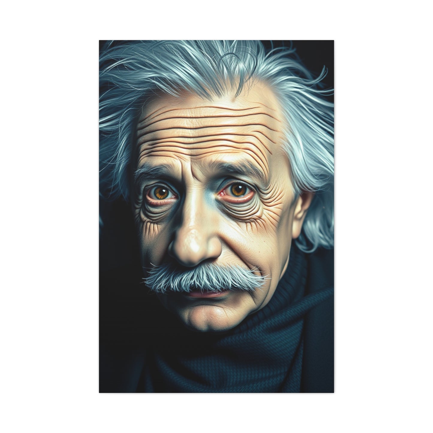 Albert Einstein Art Refined Canvas Wall Art & Canvas Print