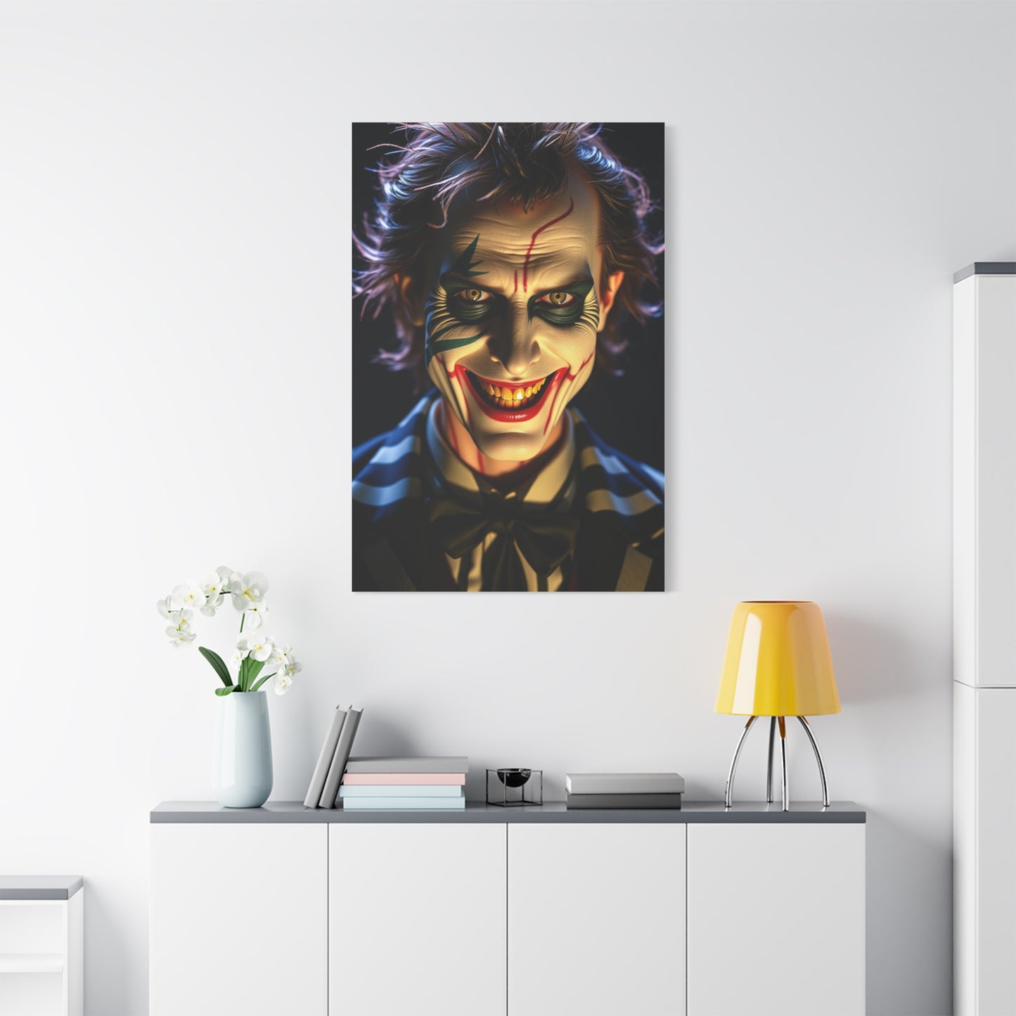 Beetlejuice (Film Series) Characters Art Luxury Canvas Wall Art & Canvas Print