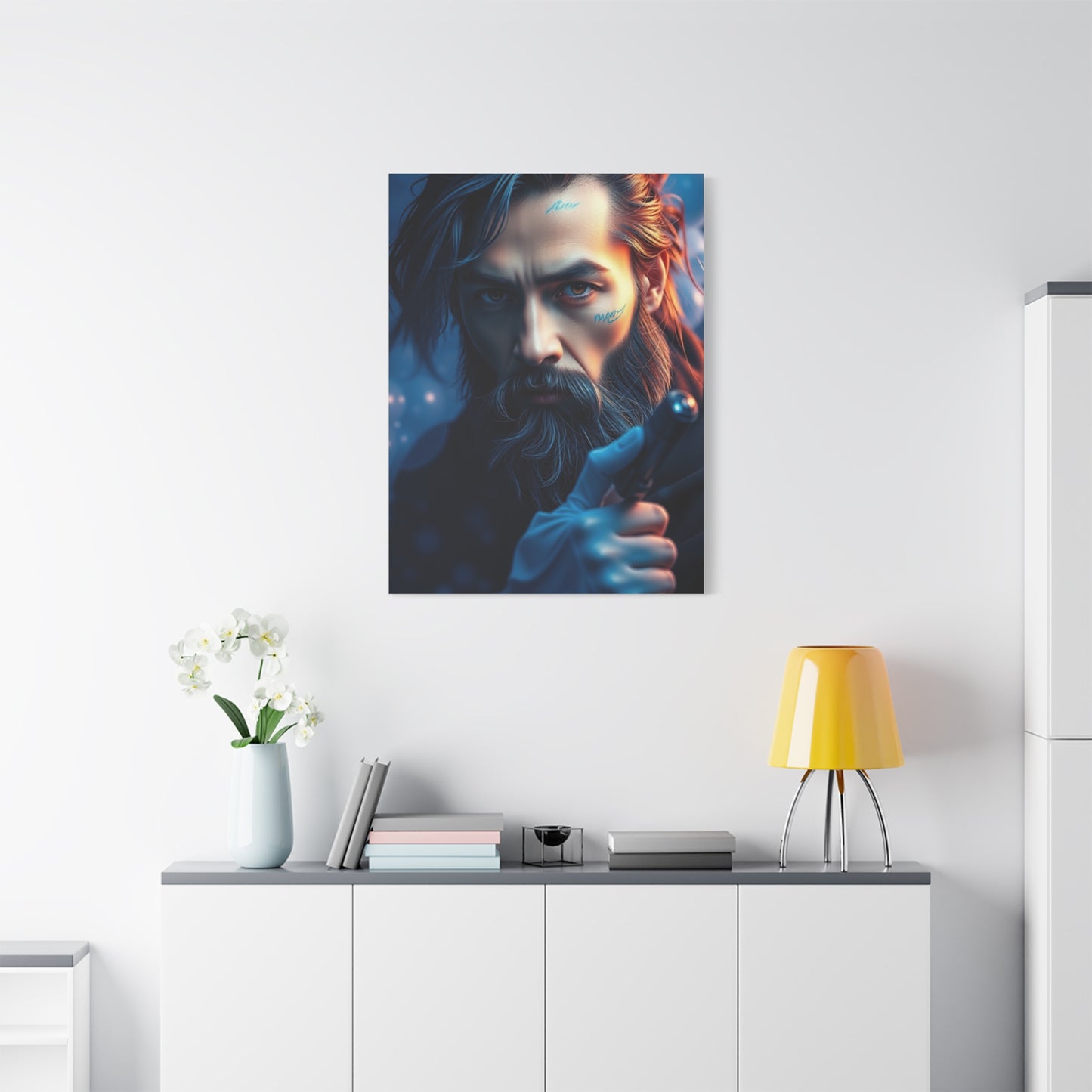 Sapphire Elegance Wall Art Wall Art & Canvas Print