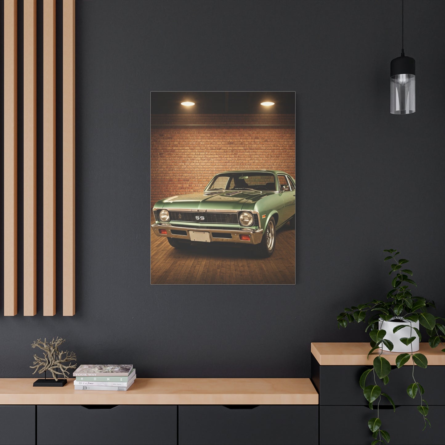 Chevrolet Nova SS Warehouse Muscle Wall Art & Canvas Prints