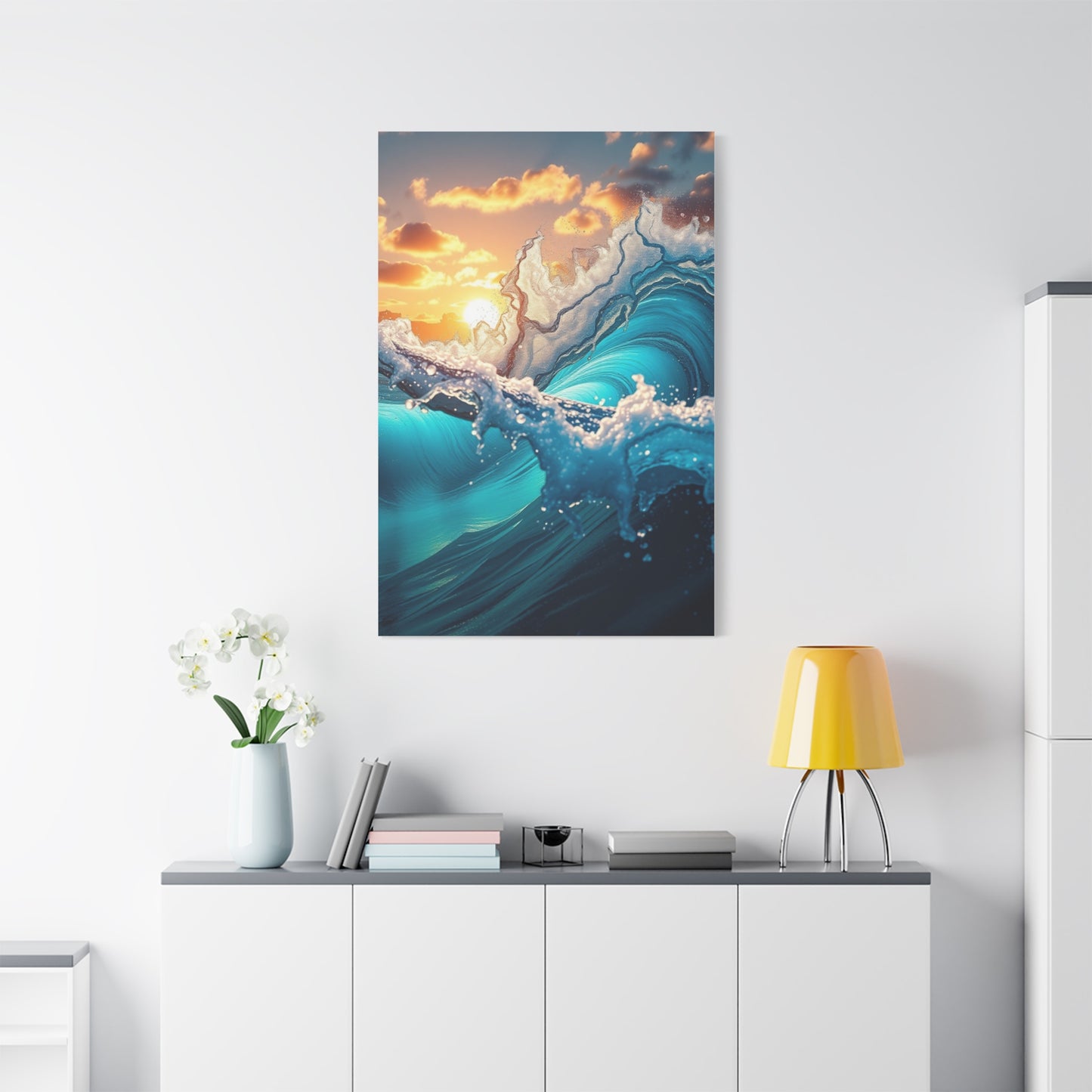 Tidal Elegance Artistry Wall Art & Canvas Print