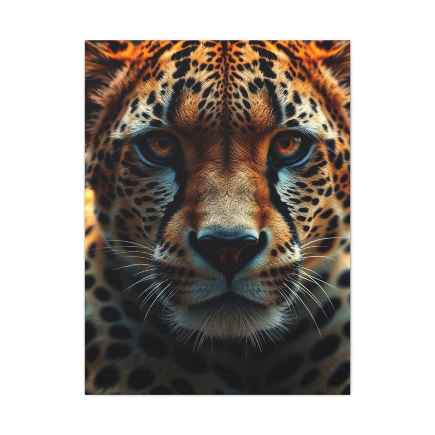 Majestic Feline Portrait Wall Art & Canvas Print