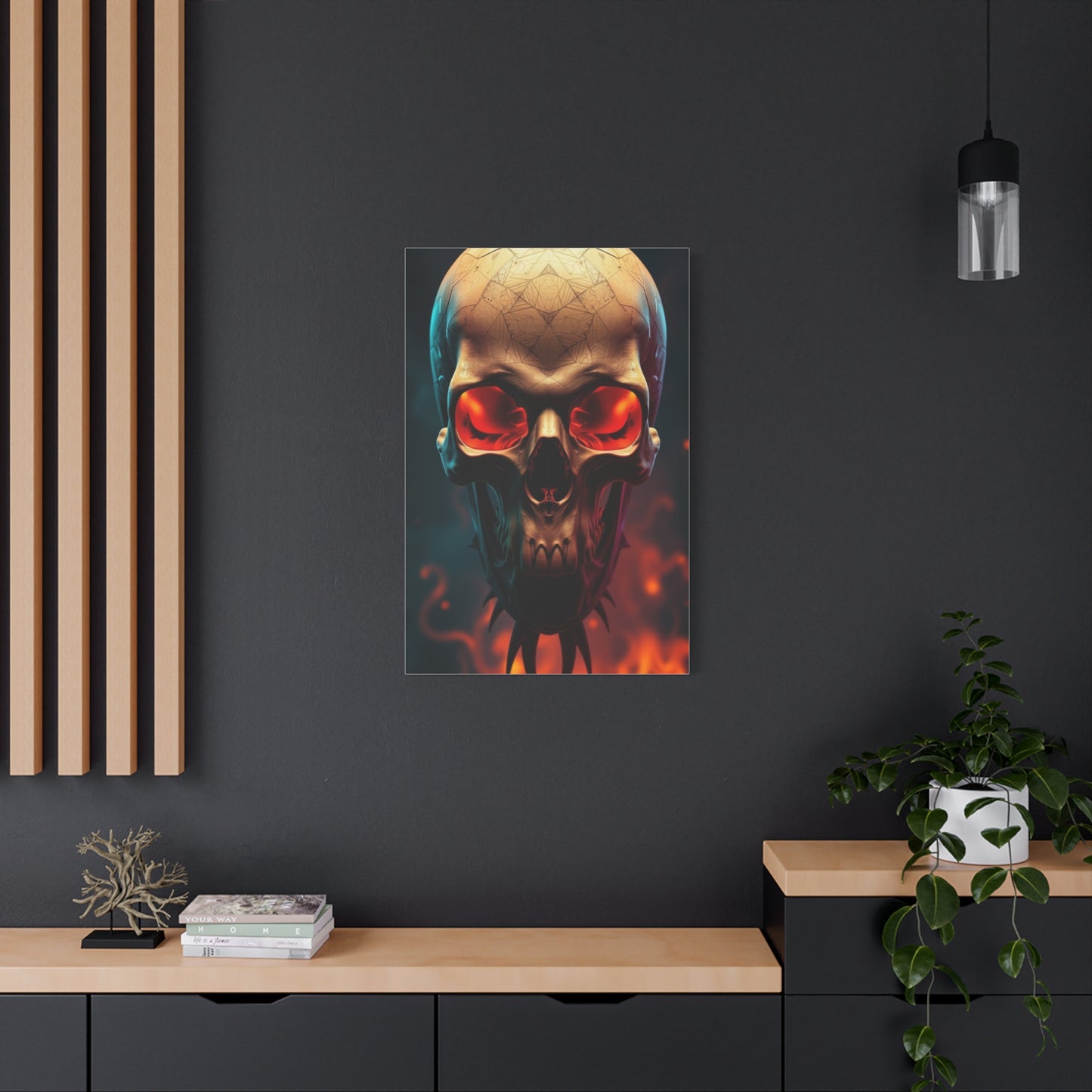 Opulent Skull Aesthetics Wall Art & Canvas Print
