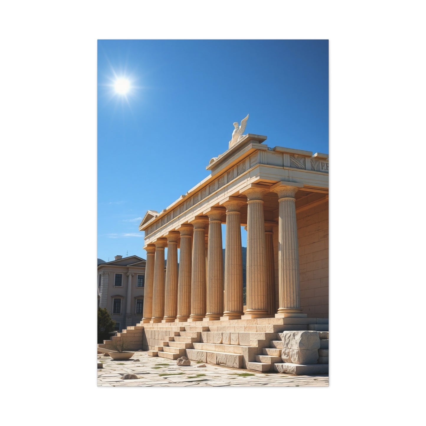 Hellenic Elegance Canvas Wall Art & Canvas Print